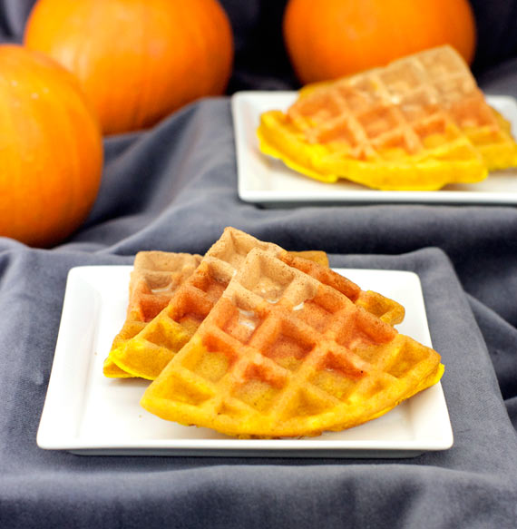 Candy Corn Waffles