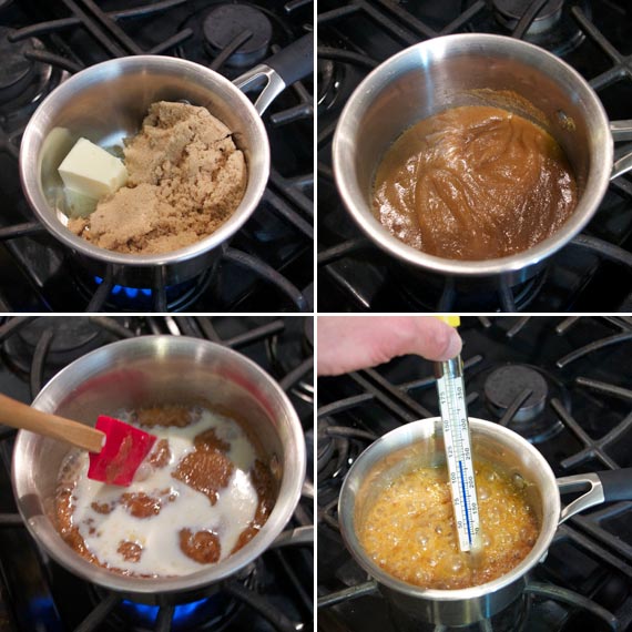 Making Caramel Icing