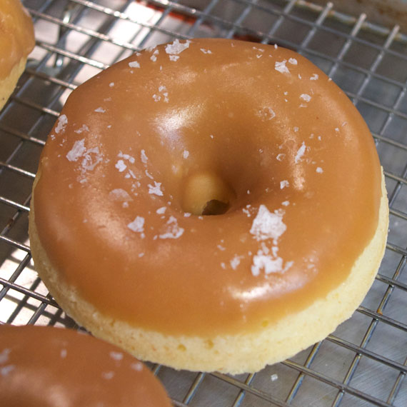 Baked Salted Caramel Donut