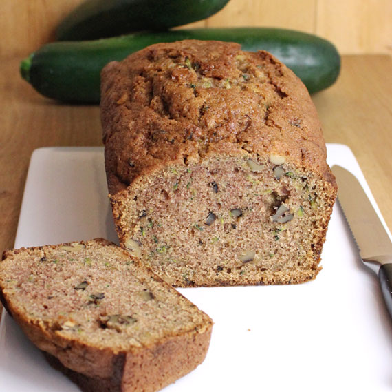 Making Homemade Zucchini Bread