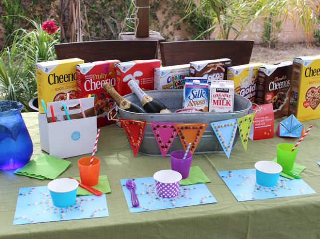 National Cereal Day Table Setup