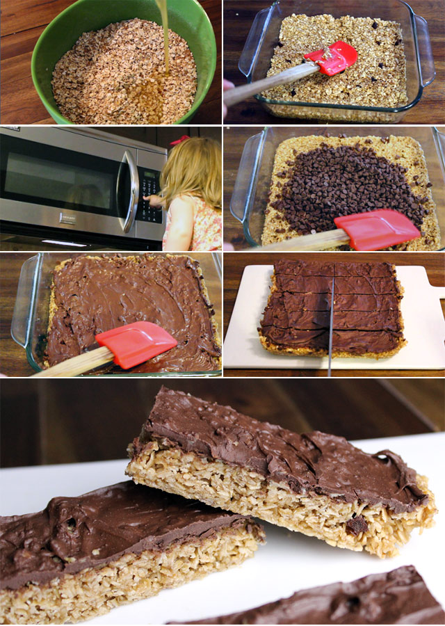 Chewy Granola Bars In The Microwave: Step By Step