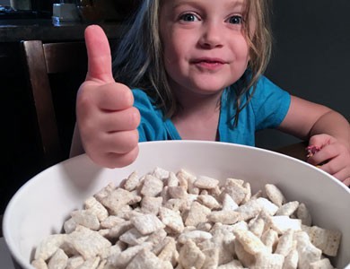 Blueberry Lemon Muddy Buddies