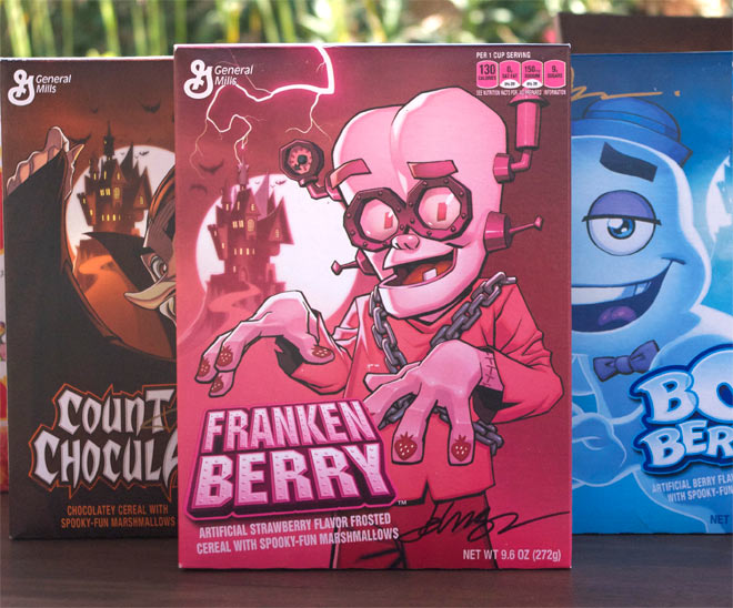 2014 Franken Berry Cereal Box