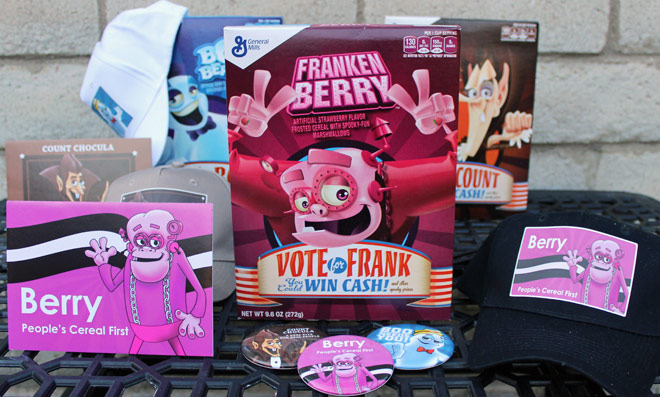 2016 Franken Berry Cereal Box