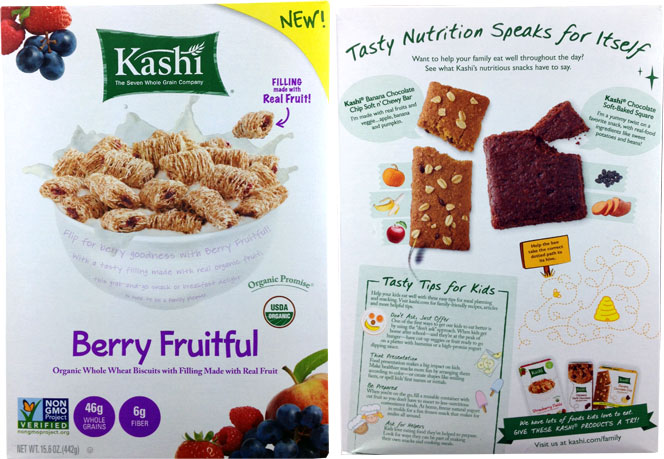 Kashi Berry Fruitful Cereal Box