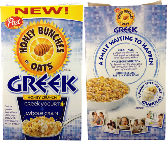 Honey Bunches of Oats: Greek Honey Crunch