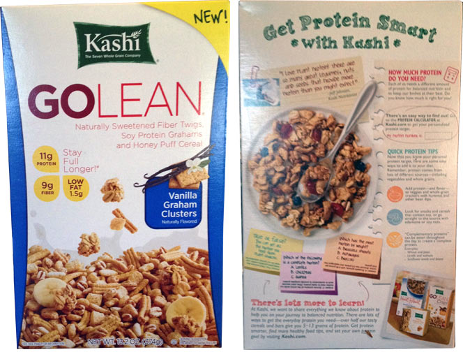 Go Lean Vanilla Graham Clusters Cereal