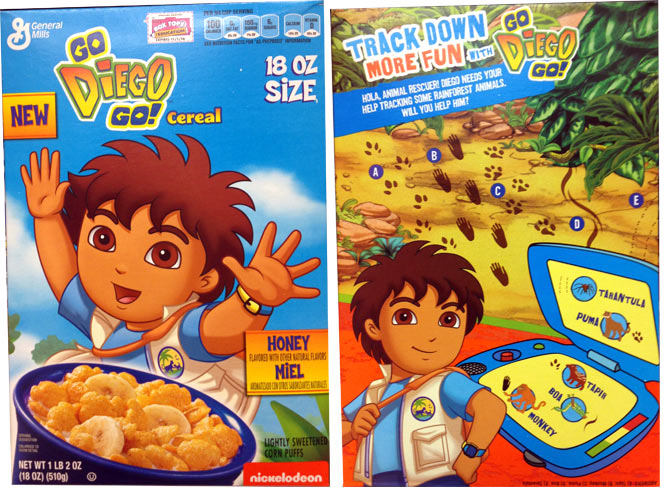 Go Diego Go! Cereal Profile