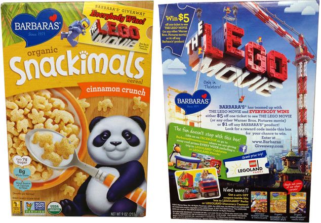 Cinnamon Crunch Snackimals Cereal Profile