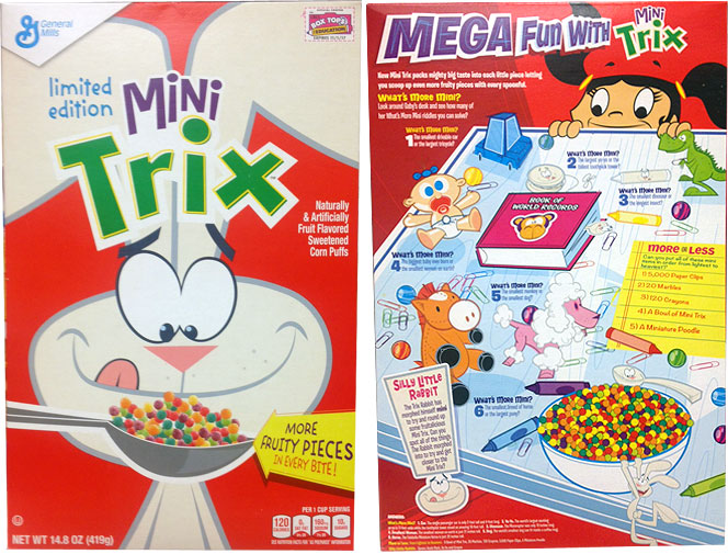 Mini Trix Cereal Profile