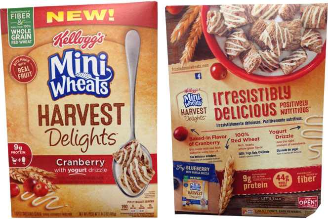 Mini Wheats Cranberry Harvest Delights Cereal Profile