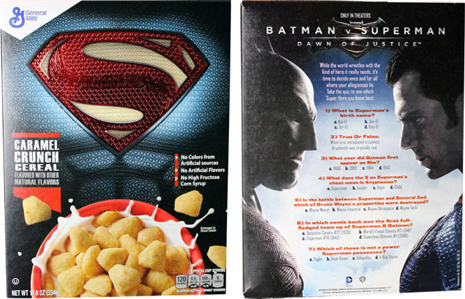 Superman Caramel Crunch Cereal Profile