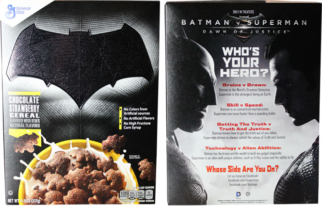 Batman Chocolate Strawberry Cereal Profile