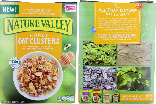 Nature Valley Honey Oat Clusters Cereal Profile