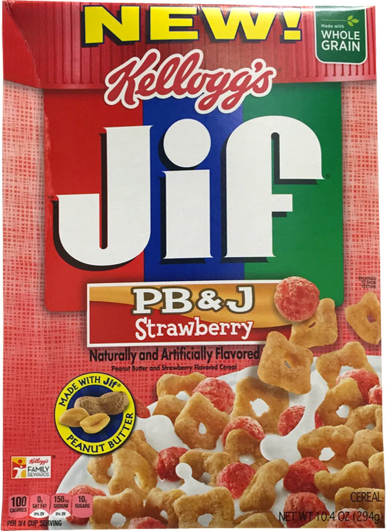 Jif PB&J Strawberry Cereal Profile