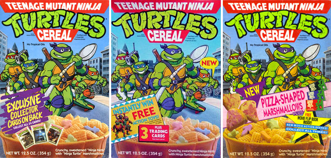 Teenage Mutant Ninja Turtles Cereal from 1989