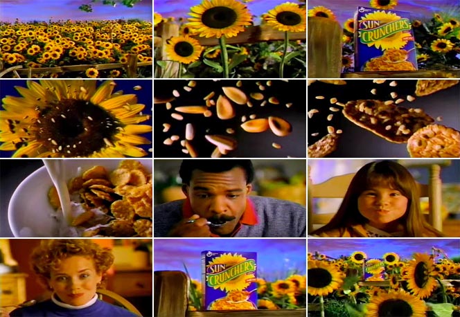 Sun Crunchers Cereal Commercial Screen Grabs