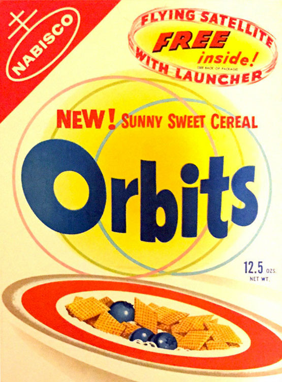 Nabisco Orbits Cereal Box (Front)