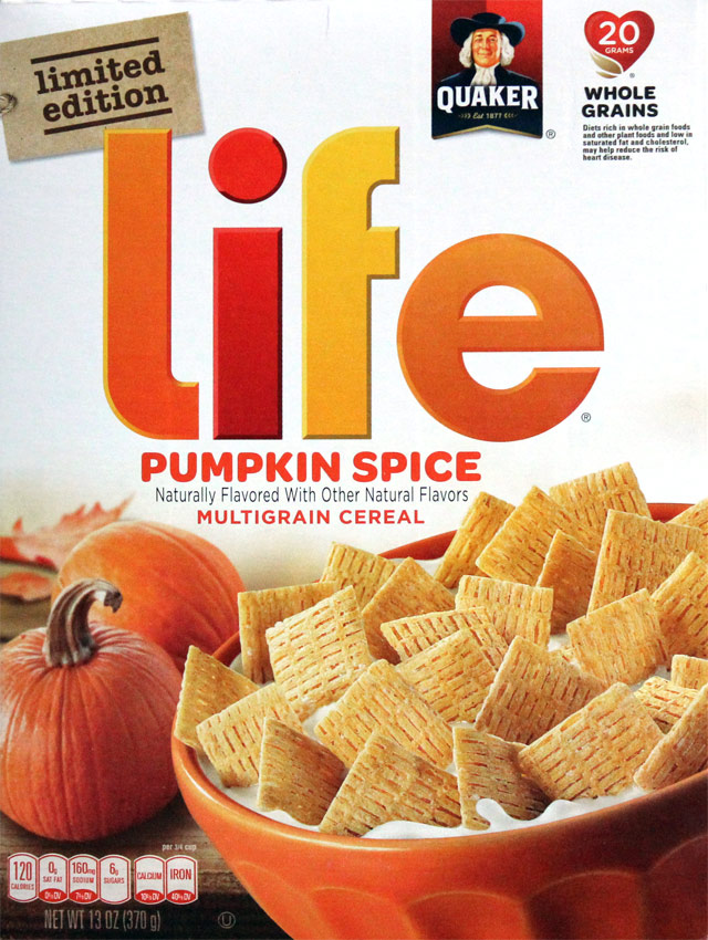 Pumpkin Spice Life Cereal Box (Front) Pumpkin Spice Life Cereal Box (Front)