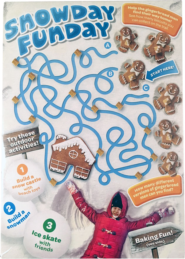 Gingerbread Spice Life Cereal Box - Back