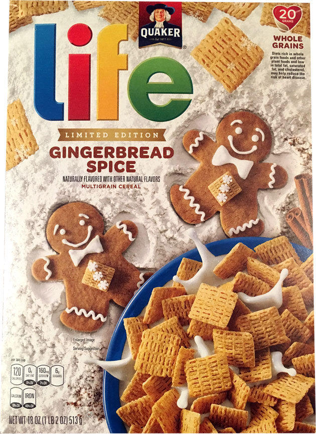 Gingerbread Spice Life Cereal Box - Front Gingerbread Spice Life Cereal Box - Front