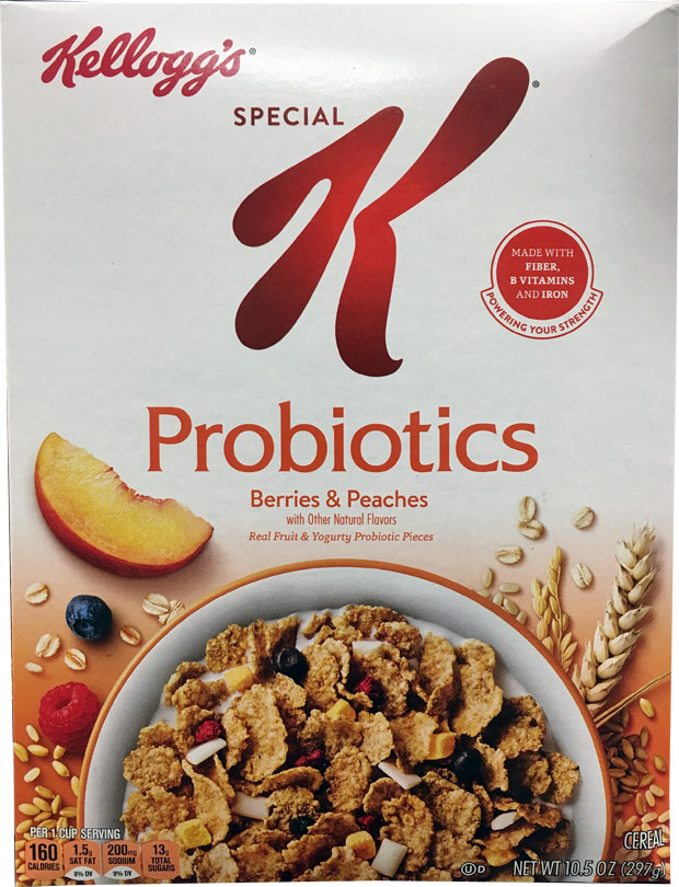 Special K Probiotics Cereal Box