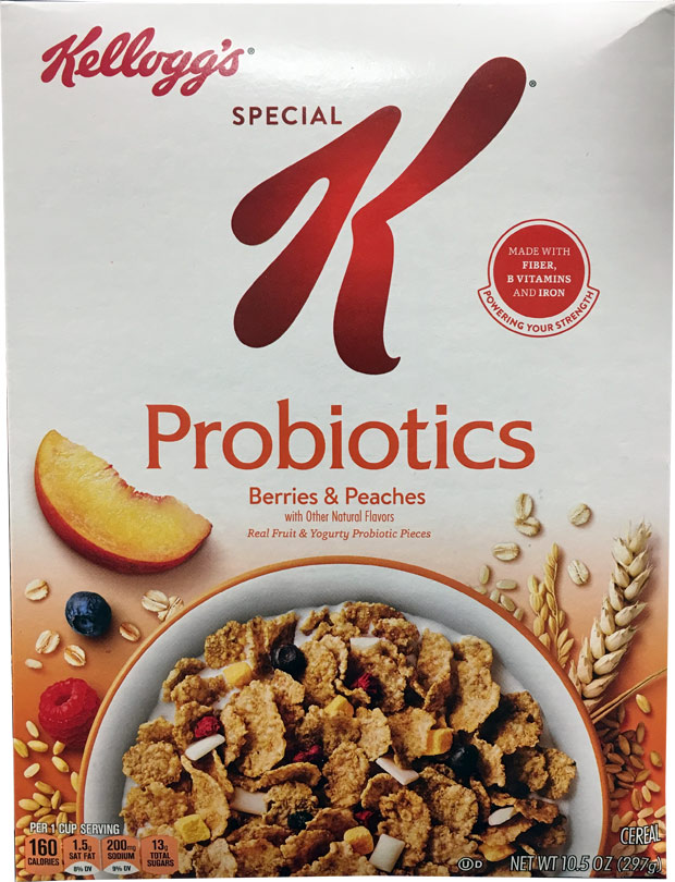 Special K Probiotics Cereal Box Special K Probiotics Cereal Box