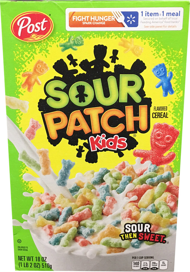 Sour Patch Kids Cereal Box