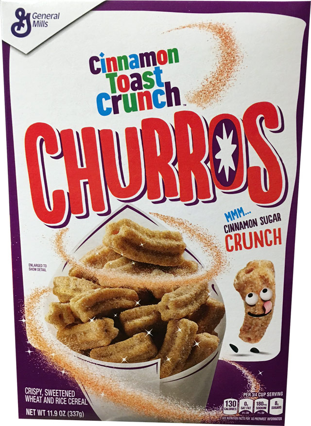 Churros Cereal Box