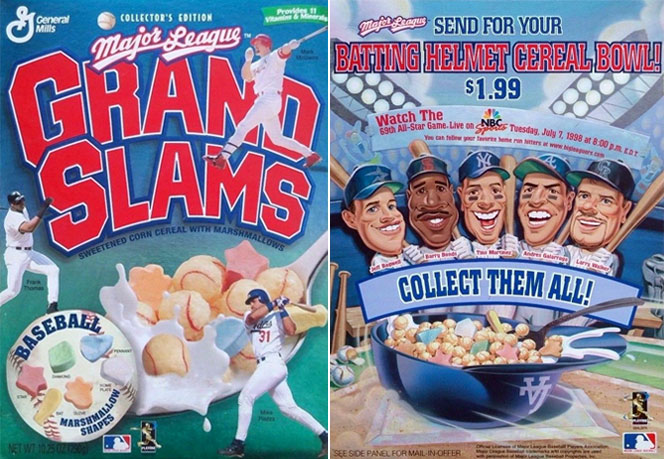 Major League Grand Slams Cereal Profile