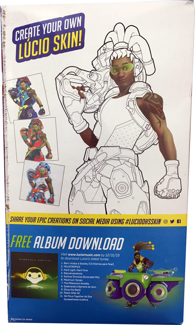 Overwatch Lucio Oh's Cereal Box - Back