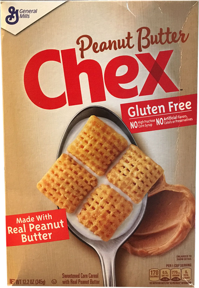 Peanut Butter Chex Cereal Box