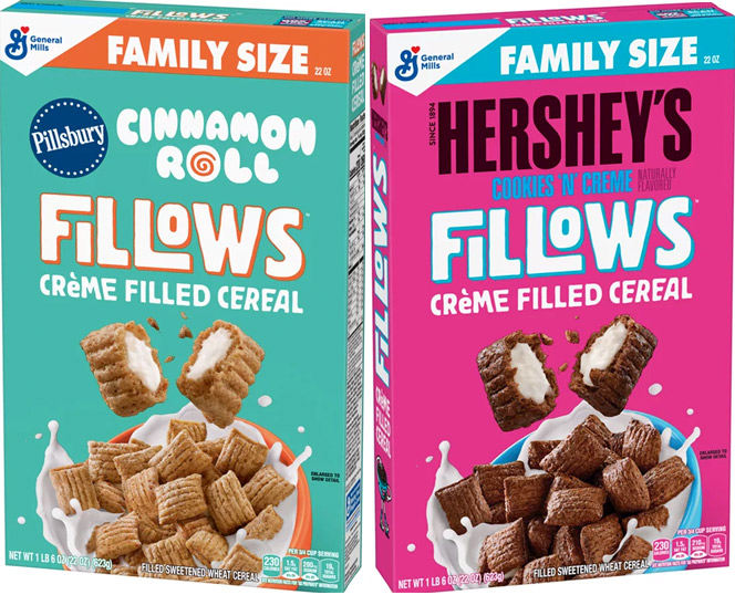 Fillows Cereal Boxes