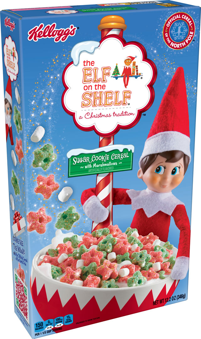 The Elf On The Shelf Cereal Box