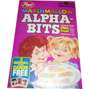 Marshmallow Alpha-Bits