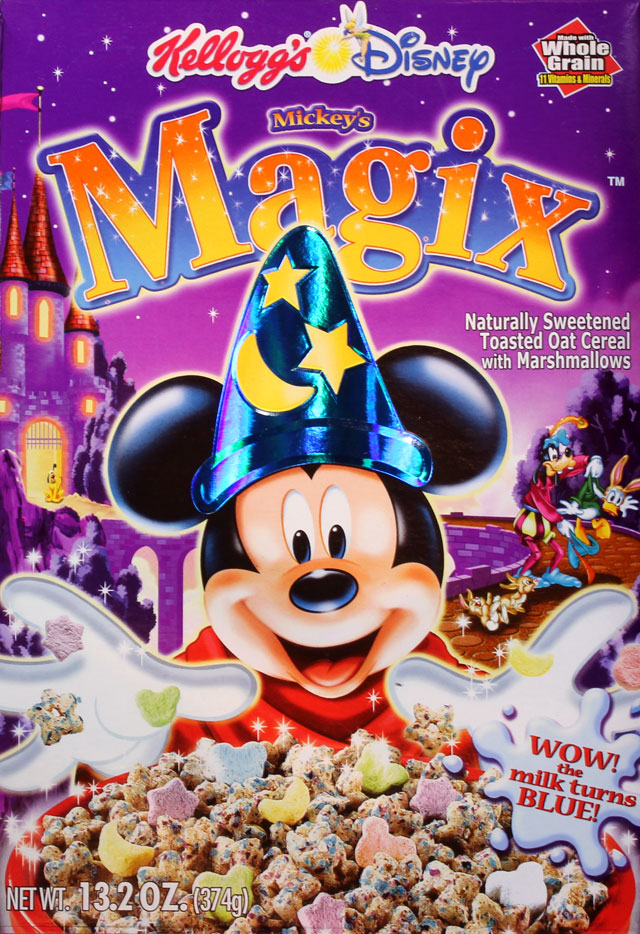 Mickey's Magix Cereal Box (Front) Mickey's Magix Cereal Box (Front)