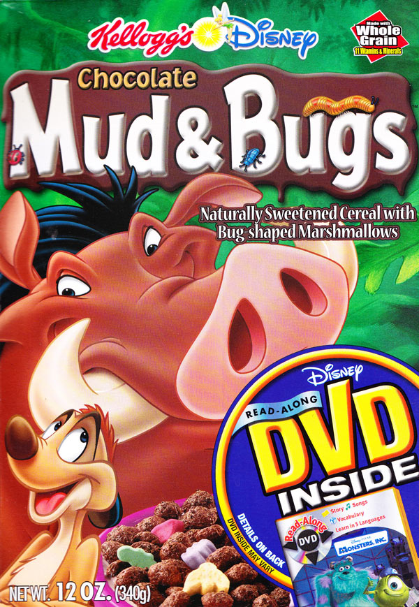 Mud & Bugs Cereal Box (Front)