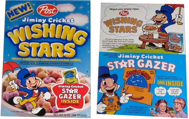 Jiminy Cricket Wishing Stars Cereal Profile