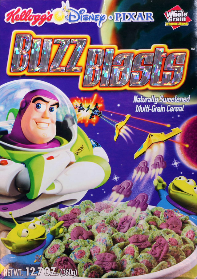 Buzz Blasts Cereal Box (Front)