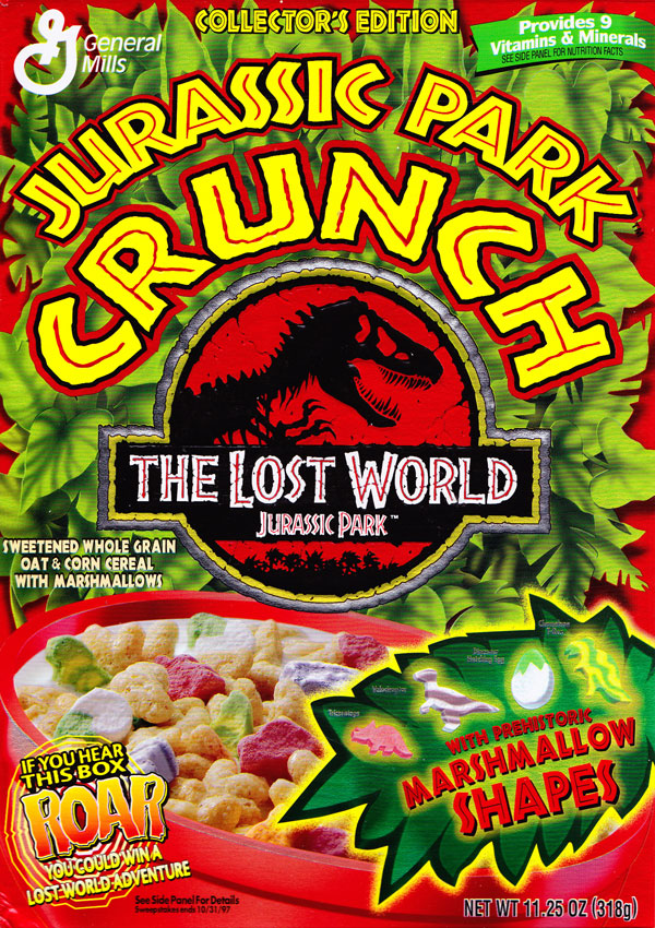 Jurassic Park Crunch Cereal Profile