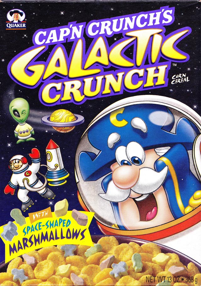 Galactic Crunch Cereal Box (Front)