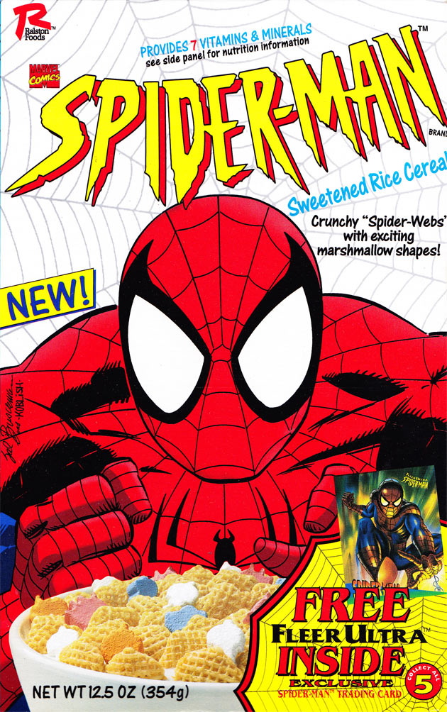 Ralston Spider-Man Cereal Box (Front) Ralston Spider-Man Cereal Box (Front)