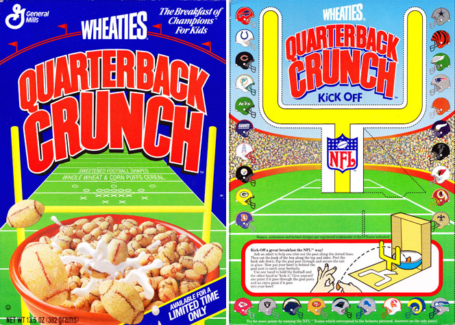 Quarterback Crunch Cereal Profile