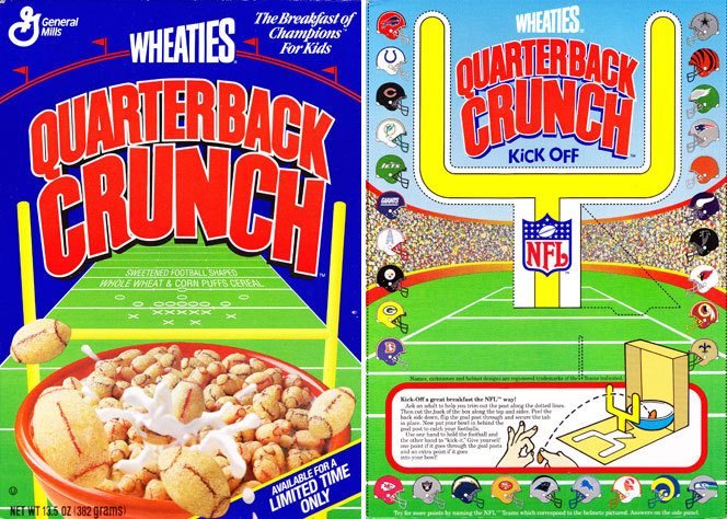 Quarterback Crunch Cereal Profile Quarterback Crunch Cereal Profile
