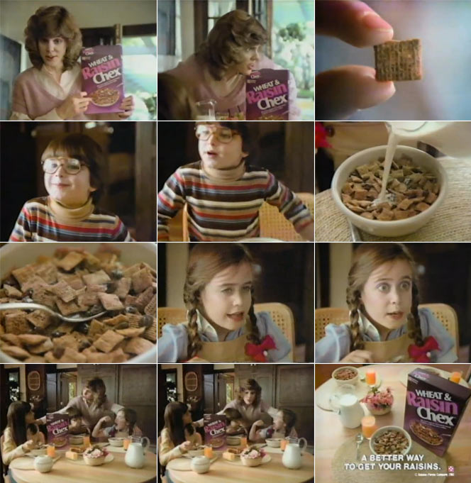 1981 Wheat & Raisin Chex TV Commercial