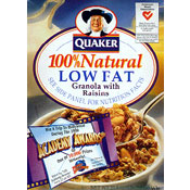 100% Natural Granola: Low Fat With Raisins