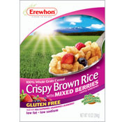 Crispy Brown Rice with Mixed Berries