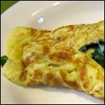 Cream Cheese Spinach Omelette