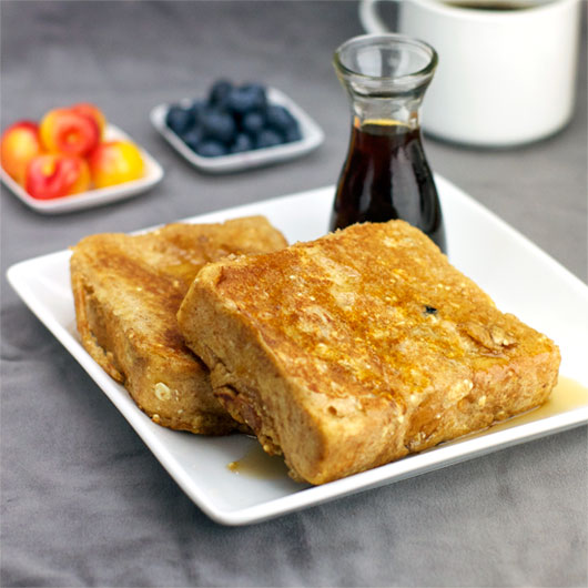 French Toast Dipped In Egg Easy French Toast Recipe For One One Dish